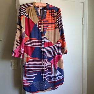Authentic DVF 95%Silk Dress Sz 4